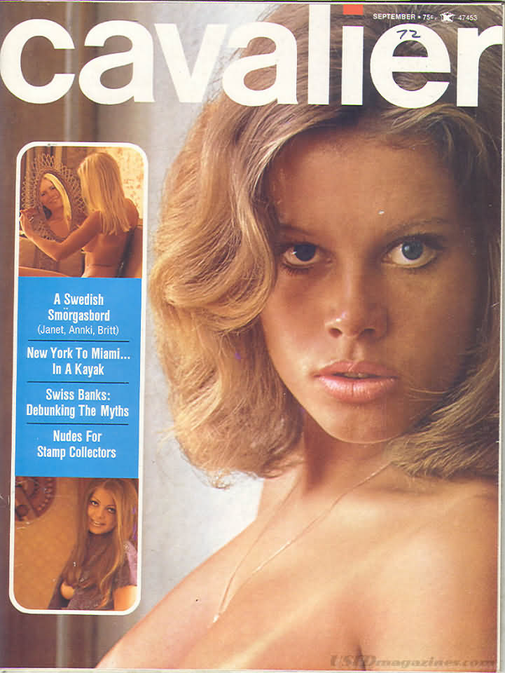Cavalier September 1972 magazine back issue Cavalier magizine back copy Cavalier September 1972 Adult Magazine Back Issue Published by Fawcett Publications and Founded in 1952. A Swedish Smorgasbord (Janet, Annki, Britt).