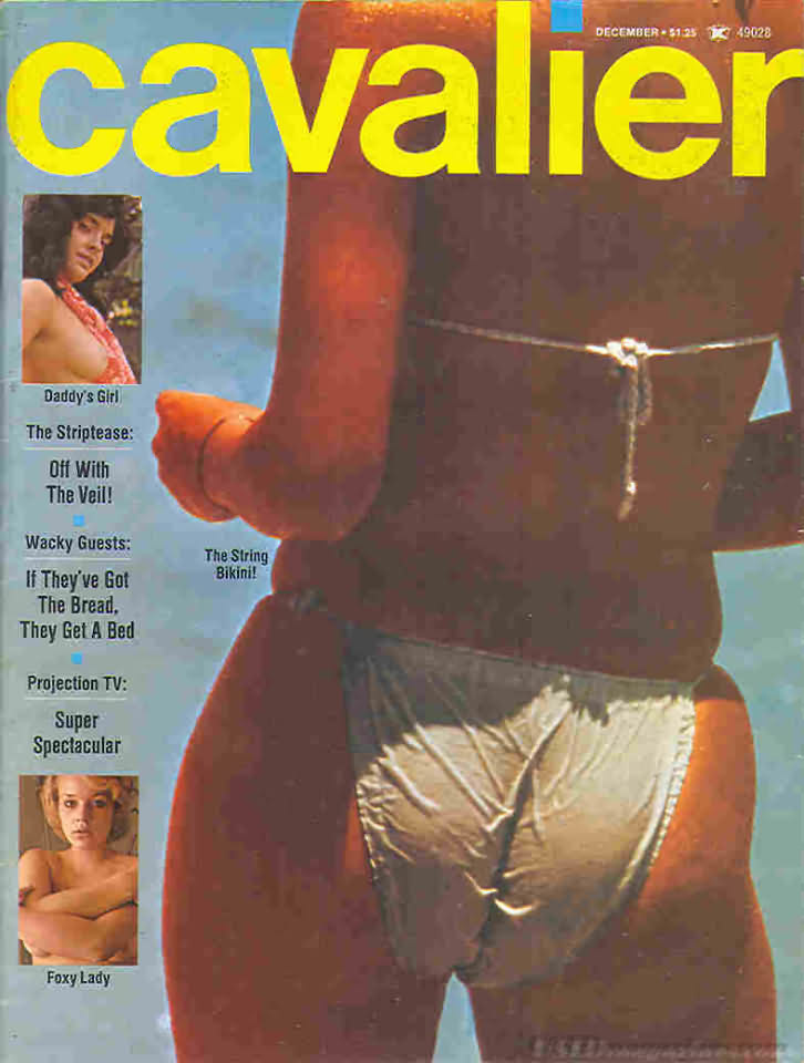 Cavalier December 1974 magazine back issue Cavalier magizine back copy Cavalier December 1974 Adult Magazine Back Issue Published by Fawcett Publications and Founded in 1952. The Striptease: Off With The Veil!.
