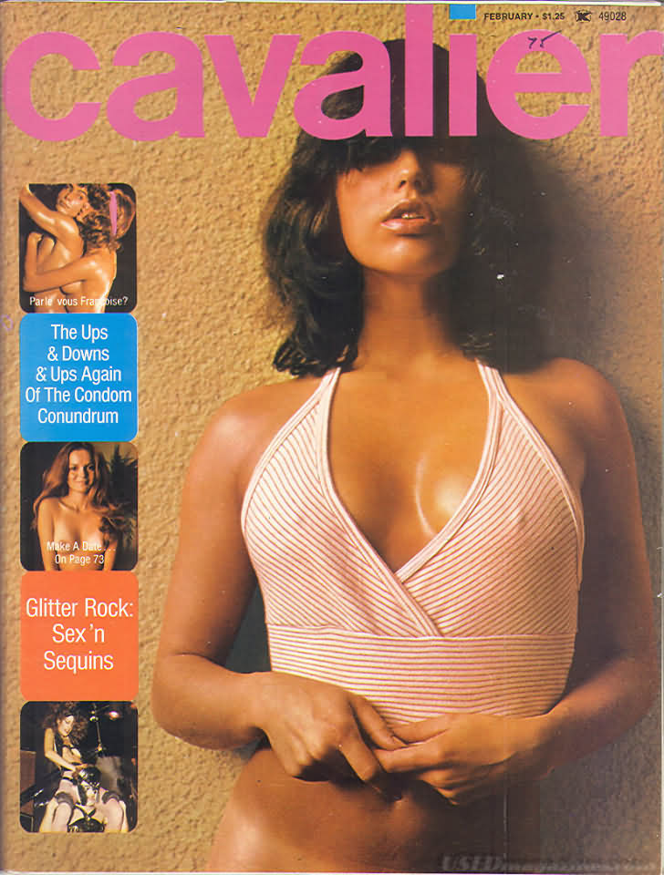 Cavalier February 1975 magazine back issue Cavalier magizine back copy Cavalier February 1975 Adult Magazine Back Issue Published by Fawcett Publications and Founded in 1952. The Ups & Downs & Ups Again Of The Condom conundrum.