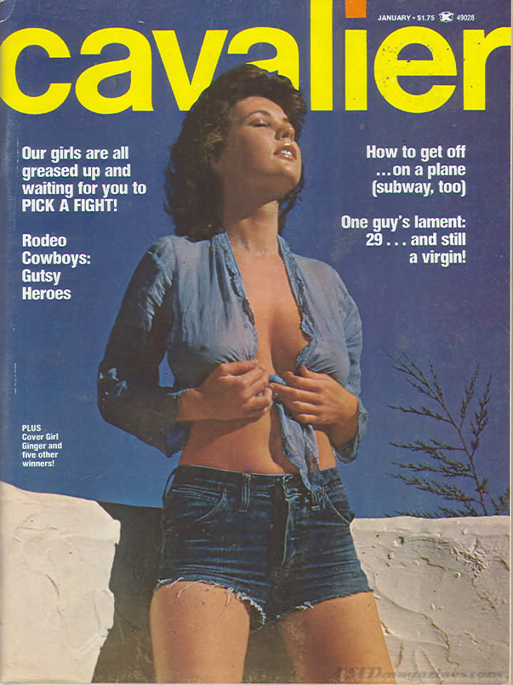 Cavalier January 1977 magazine back issue Cavalier magizine back copy Cavalier January 1977 Adult Magazine Back Issue Published by Fawcett Publications and Founded in 1952. Our Girls Are All Greased Up And Waiting For You To Pick A Fight!.