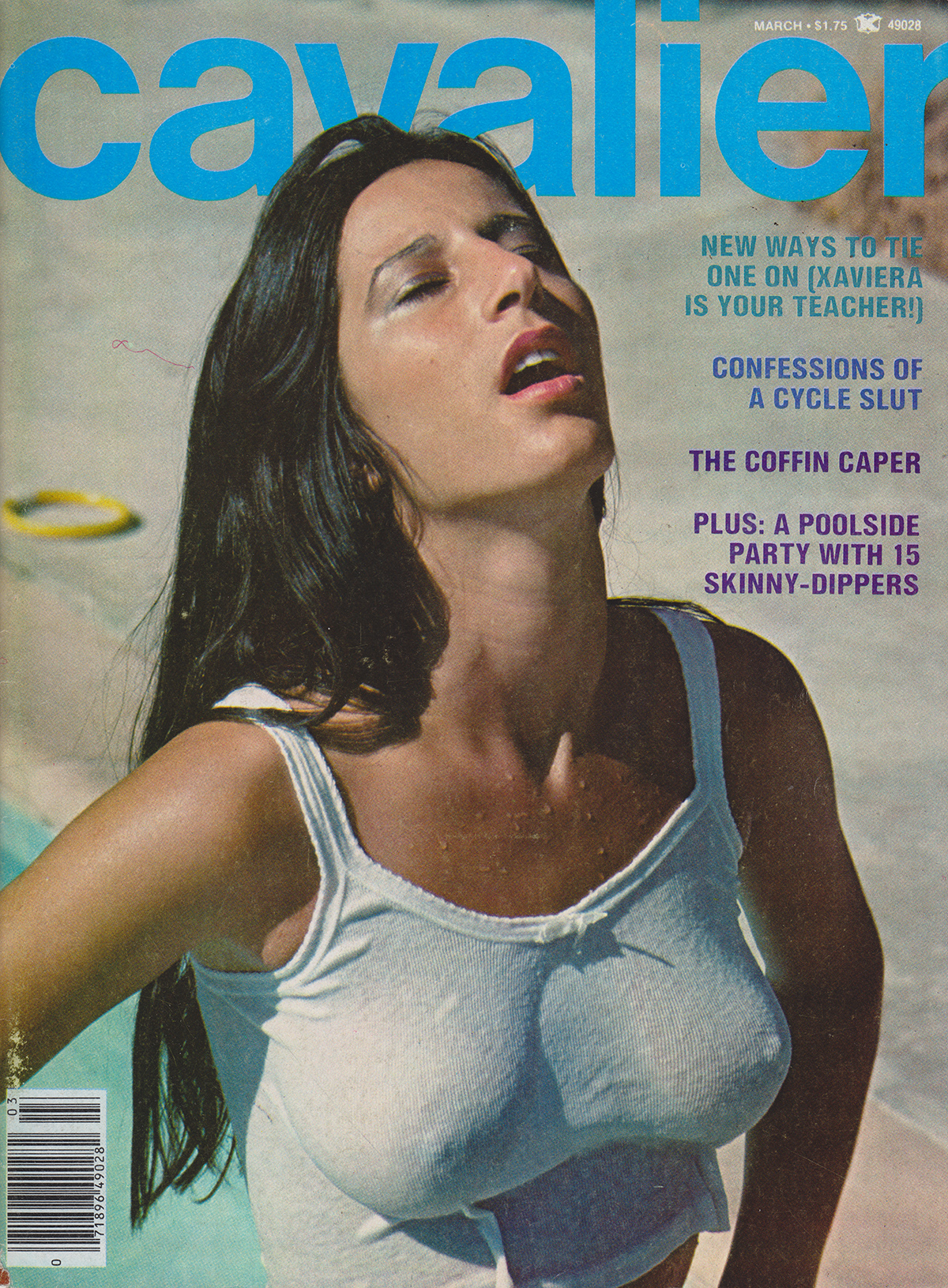 Cavalier March 1977 magazine back issue Cavalier magizine back copy Cavalier March 1977 Adult Magazine Back Issue Published by Fawcett Publications and Founded in 1952. Covergirl & Centerfold Marla Photographed by Hal McQueeney.