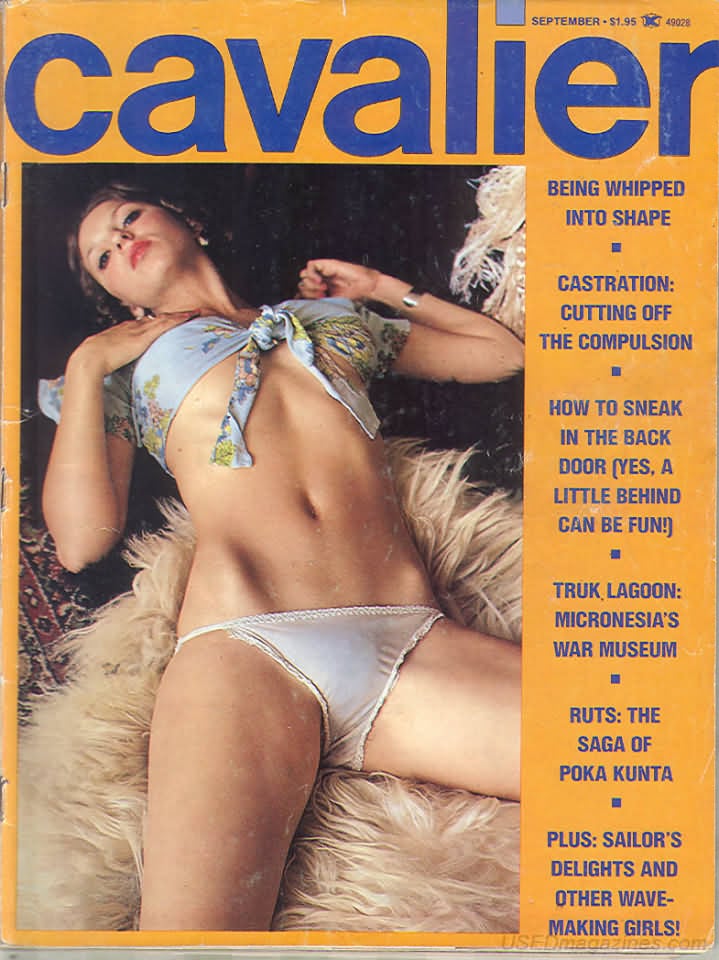 Cavalier September 1977 magazine back issue Cavalier magizine back copy Cavalier September 1977 Adult Magazine Back Issue Published by Fawcett Publications and Founded in 1952. Being Whipped Into Shape.