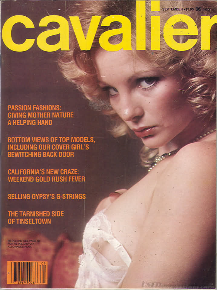Cavalier September 1978 magazine back issue Cavalier magizine back copy Cavalier September 1978 Adult Magazine Back Issue Published by Fawcett Publications and Founded in 1952. Passion Fashions: Giving Mother Nature A Helping Hand.