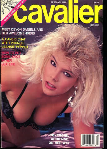 Cavalier February 1989 magazine back issue Cavalier magizine back copy Cavalier February 1989 Adult Magazine Back Issue Published by Fawcett Publications and Founded in 1952. Meet Devon Daniels And Her Awesome 49ers.