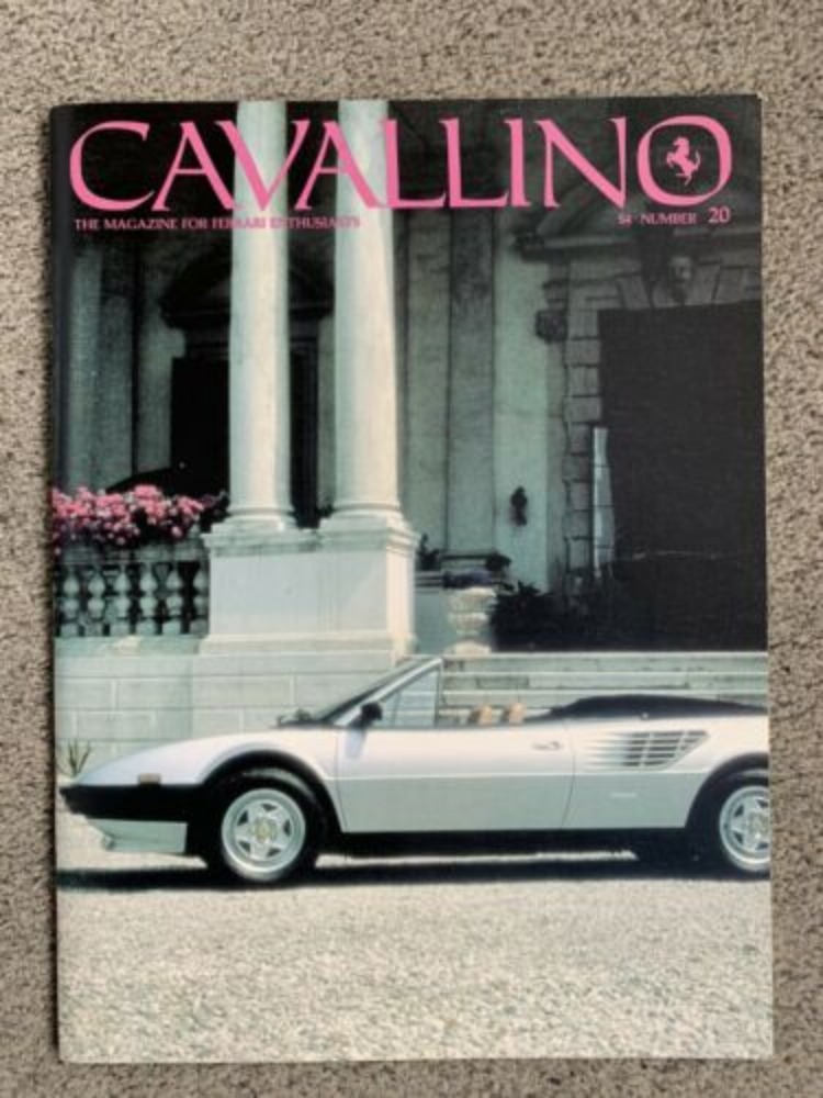 Cavalinno # 20, March/April 1984 magazine back issue Cavalinno magizine back copy 