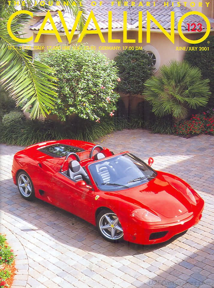 Cavalinno # 123, June/July 2001 magazine back issue Cavalinno magizine back copy 