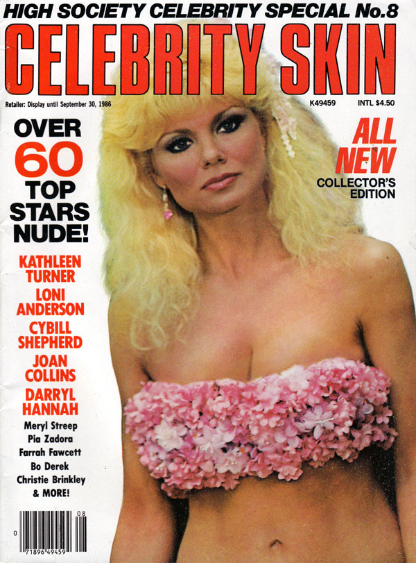 Celebrity Skin # 8 magazine back issue Celebrity Skin magizine back copy 