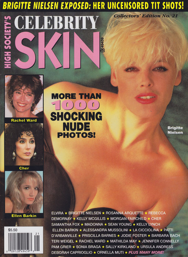 Celebrity Skin # 21 magazine back issue Celebrity Skin magizine back copy 