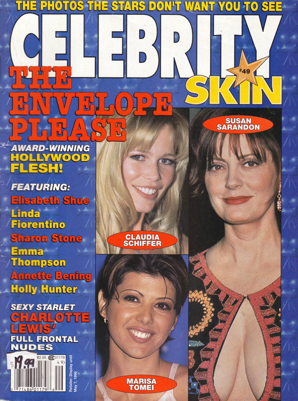 Celebrity Skin # 49, March 1996 magazine back issue Celebrity Skin magizine back copy 
