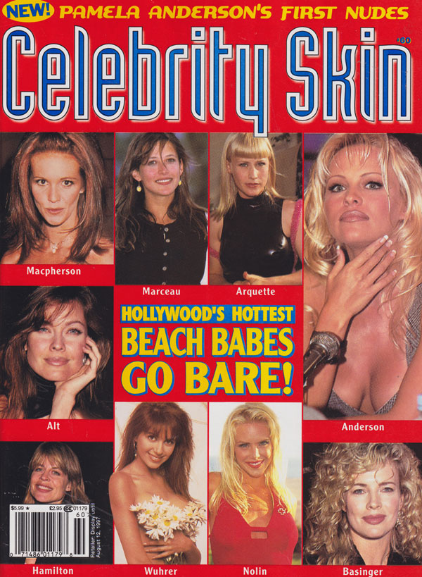 Celebrity Skin # 60, July 1997 magazine back issue Celebrity Skin magizine back copy 
