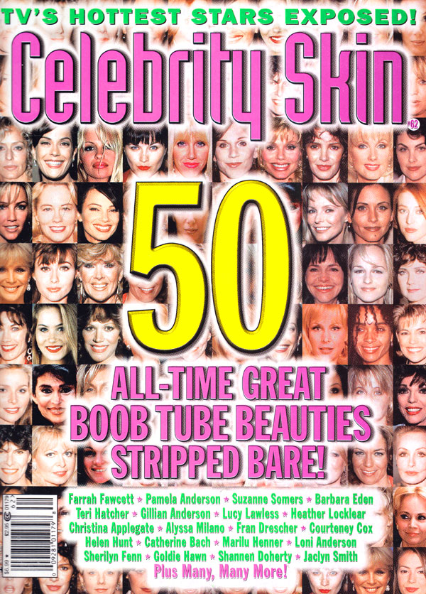 Celebrity Skin # 62, September 1997 magazine back issue Celebrity Skin magizine back copy 