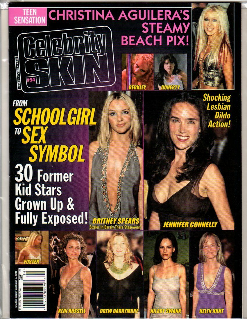 Celebrity Skin # 94 magazine back issue Celebrity Skin magizine back copy 