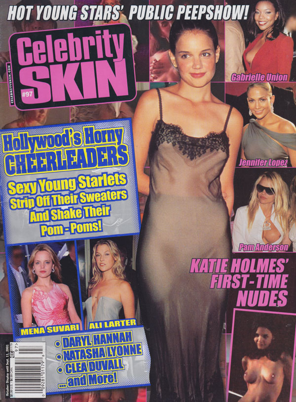 Celebrity Skin # 97, August 2001 magazine back issue Celebrity Skin magizine back copy 