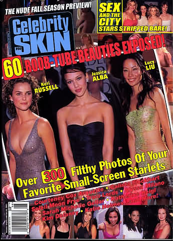 Celebrity Skin # 98 magazine back issue Celebrity Skin magizine back copy 