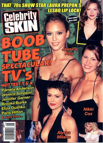 Celebrity Skin # 126 magazine back issue Celebrity Skin magizine back copy 