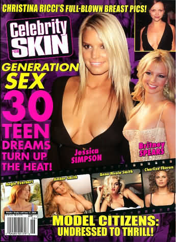 Celebrity Skin # 128 magazine back issue Celebrity Skin magizine back copy 