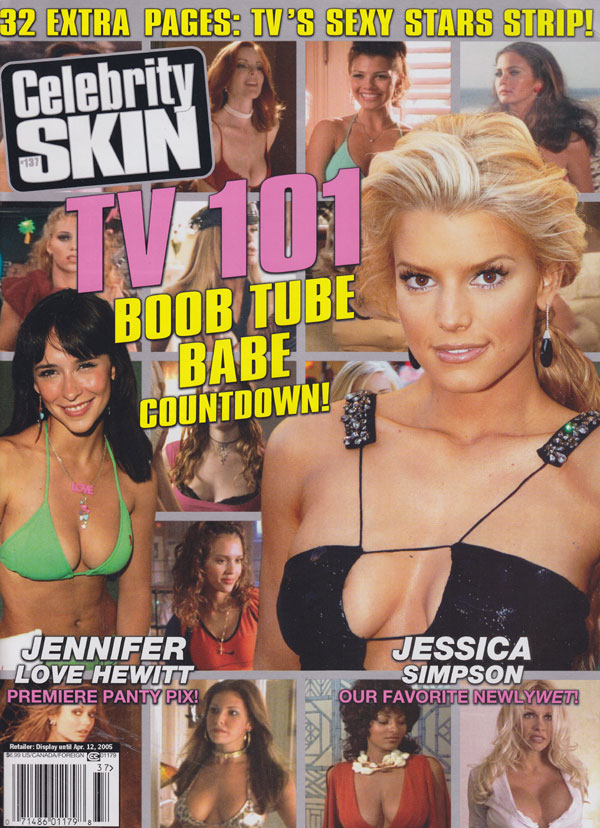 Celebrity Skin # 137, March 2005 magazine back issue Celebrity Skin magizine back copy 