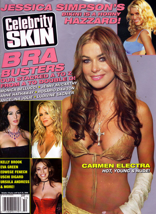 Celebrity Skin # 150, March 2006 magazine back issue Celebrity Skin magizine back copy 