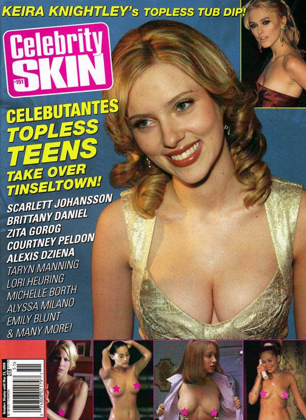 Celebrity Skin # 151, April 2006 magazine back issue Celebrity Skin magizine back copy 