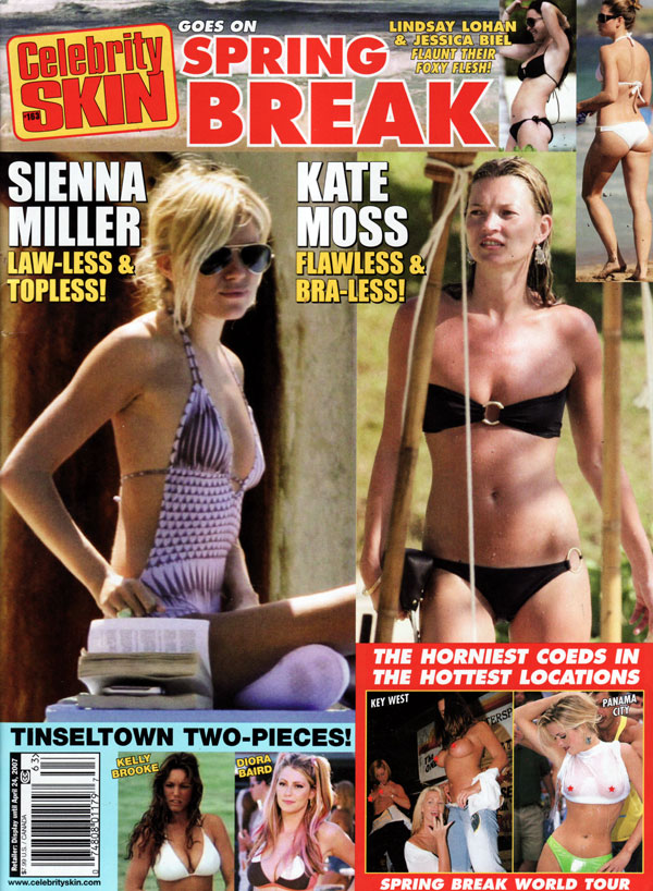Celebrity Skin # 163, March 2007 magazine back issue Celebrity Skin magizine back copy 
