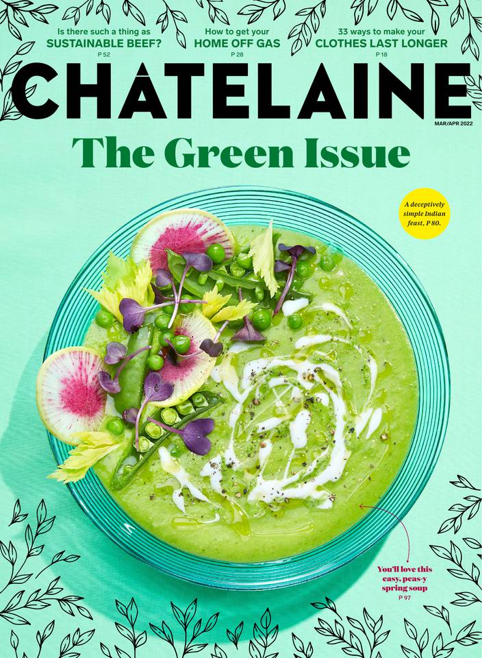 Chatelaine March 2022 magazine back issue Chatelaine magizine back copy 