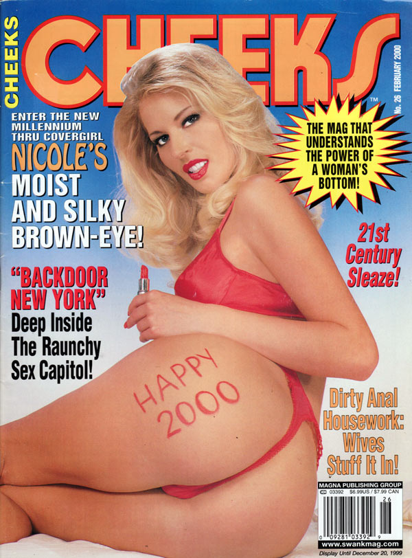 Cheeks # 26 - February 2000 magazine back issue Cheeks magizine back copy cheeks magazine february 2000 used back issue, sexy backdoor girls, dirty anal housewives, hot xxx p