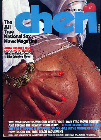 Cheri September 1977 magazine back issue Cheri magizine back copy Cheri September 1977 Adult Vintage Magazine Back Issue Published by Cheri Publishing Group. Anita Bryant's Most Shocking Interview.