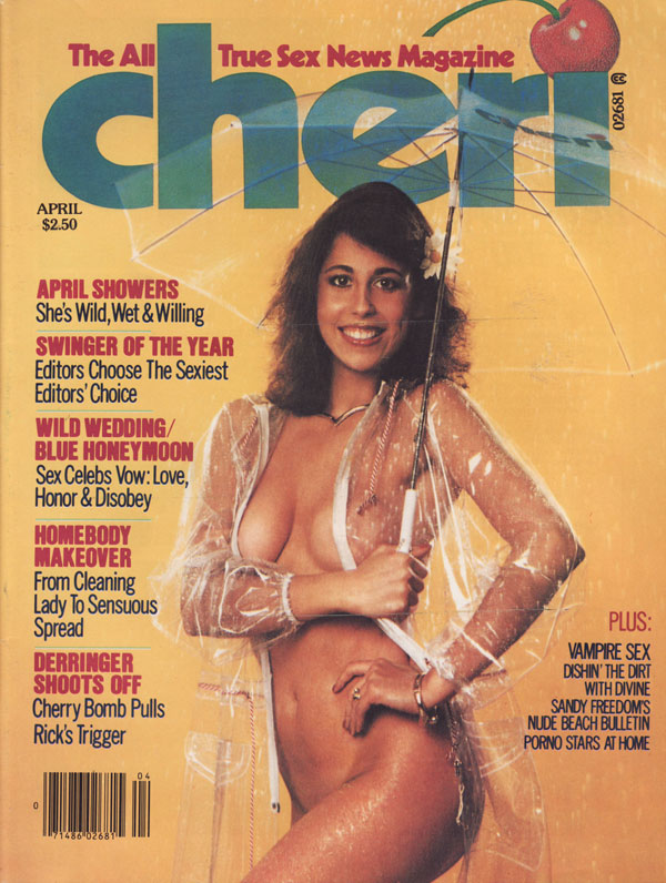 Cheri April 1979 magazine back issue Cheri magizine back copy april showers swinger of the year wild wedding blue honeymoon vampire sex derringer shoots off cherr