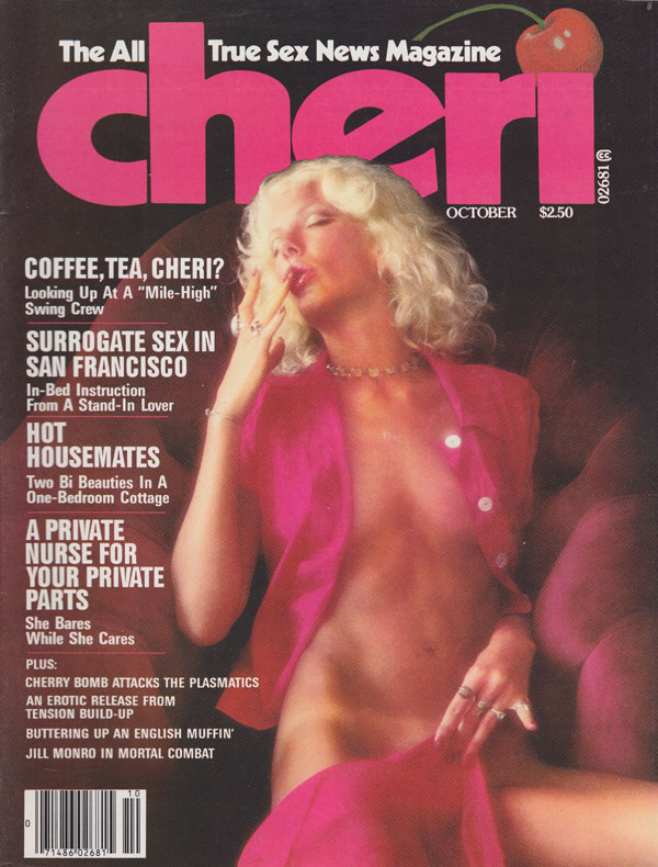 Cheri October 1979 magazine back issue Cheri magizine back copy cheri magazine back issues 1979 erotic pictorials naughty nymphs nude bi beaties girl on girl lesbo 