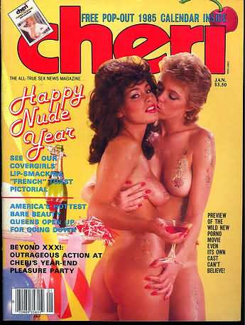 Cheri January 1985 magazine back issue Cheri magizine back copy Cheri January 1985 Adult Vintage Magazine Back Issue Published by Cheri Publishing Group. Covergirl Sandy & Ginger (Nude Centerfold) .