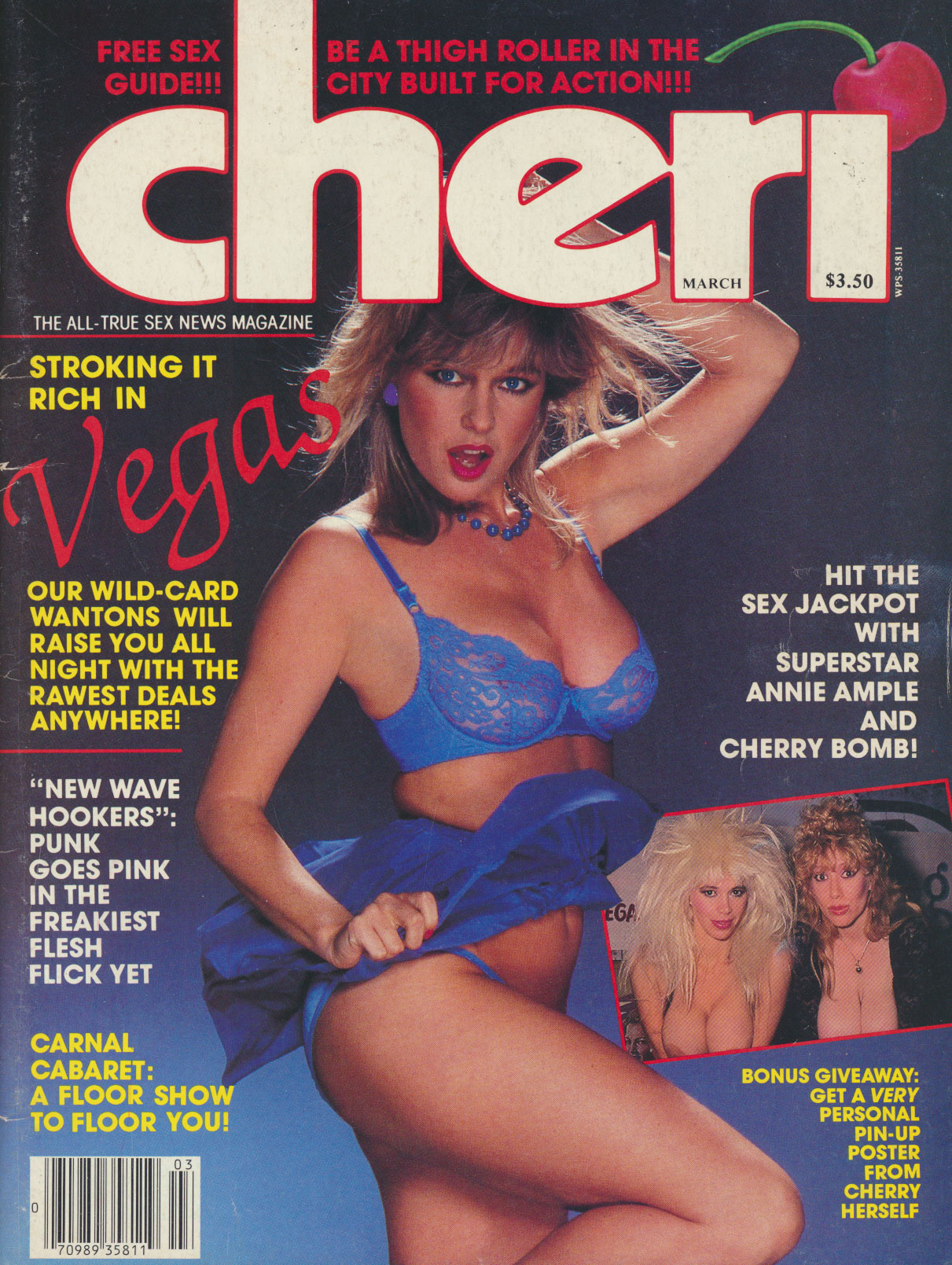 Cheri March 1985 magazine back issue Cheri magizine back copy Cheri March 1985 Adult Vintage Magazine Back Issue Published by Cheri Publishing Group. Stroking It Vegas Our Wild-Card Wantons Will Raise You All Night With The Rawest Deals Anywhere.