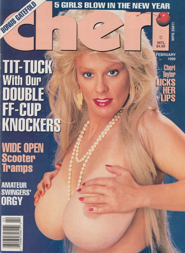 Cheri February 1990 magazine back issue Cheri magizine back copy Cheri February 1990 Adult Vintage Magazine Back Issue Published by Cheri Publishing Group. Covergirl Bunny Jo Tyler (Nude Centerfold) .