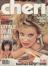 Aneta B magazine pictorial Cheri February 1987
