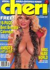 Cheri December 1987 magazine back issue cover image