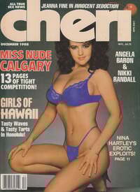 Angela Baron magazine pictorial Cheri International December 1988