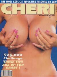 Stella Stevens magazine cover appearance Cheri International November 1990