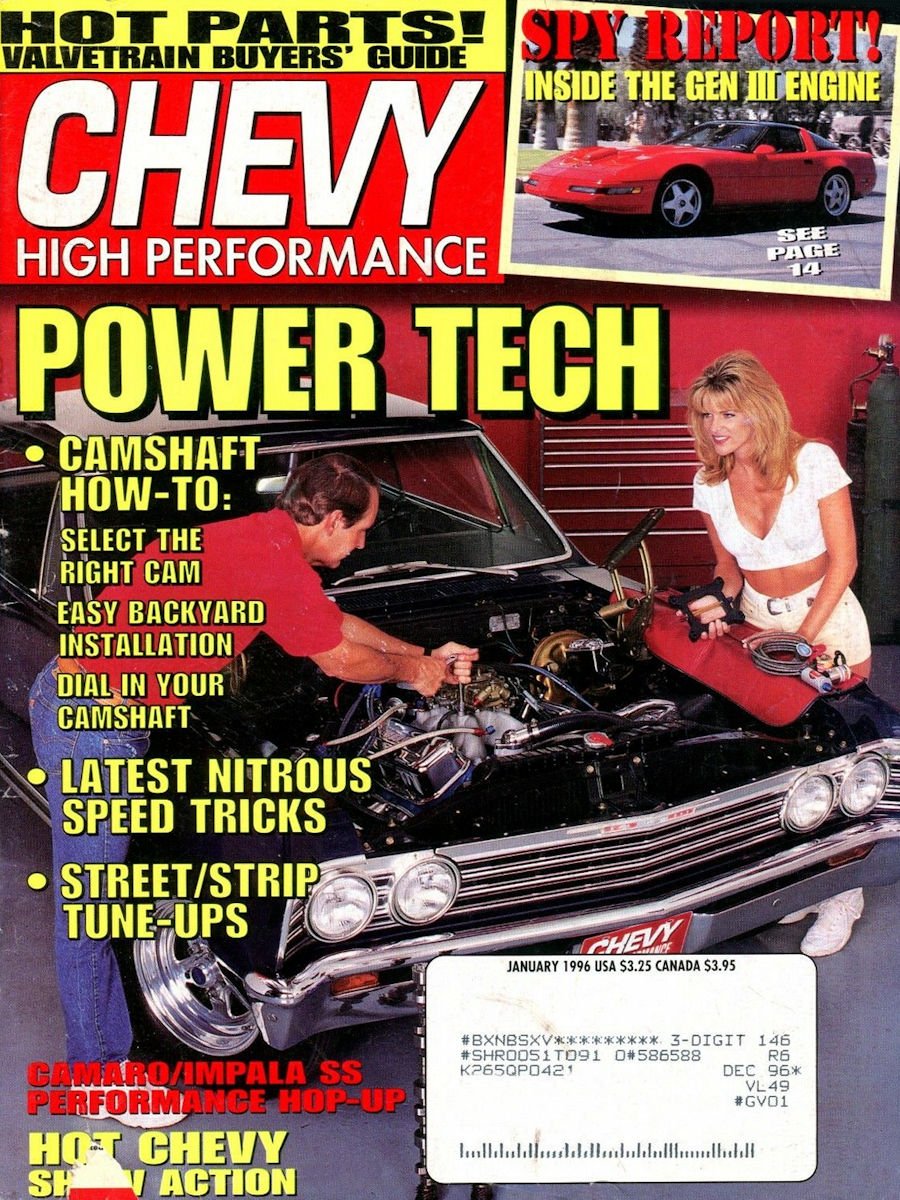 Chevy High Performance Magazine Back Issues Year 1996 Archive