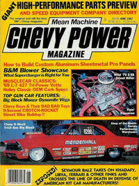 Chevy Power # 201, June 1987 Magazine Back Copies Magizines Mags
