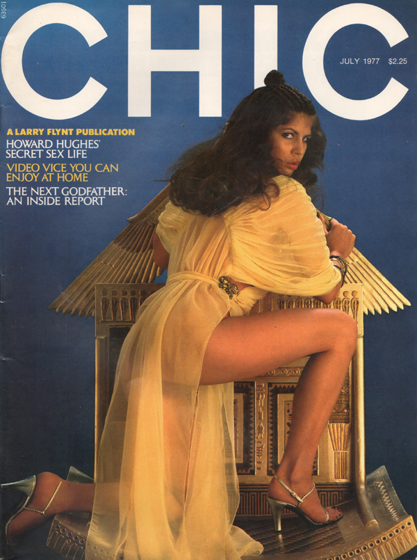 Chic July 1977 magazine back issue Chic magizine back copy The Next Godfather,Howard Hughes' Secret Sex Life,young, rich and nude,CRADLE-ROBBING BARON