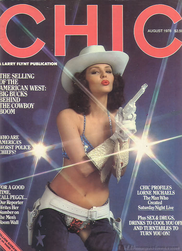 Chic August 1978 magazine back issue Chic magizine back copy Chic August 1978 Adult Pornographic Magazine Back Issue Published by LFP, Larry Flynt Publications. Covergirl Lorraine (Nude) .