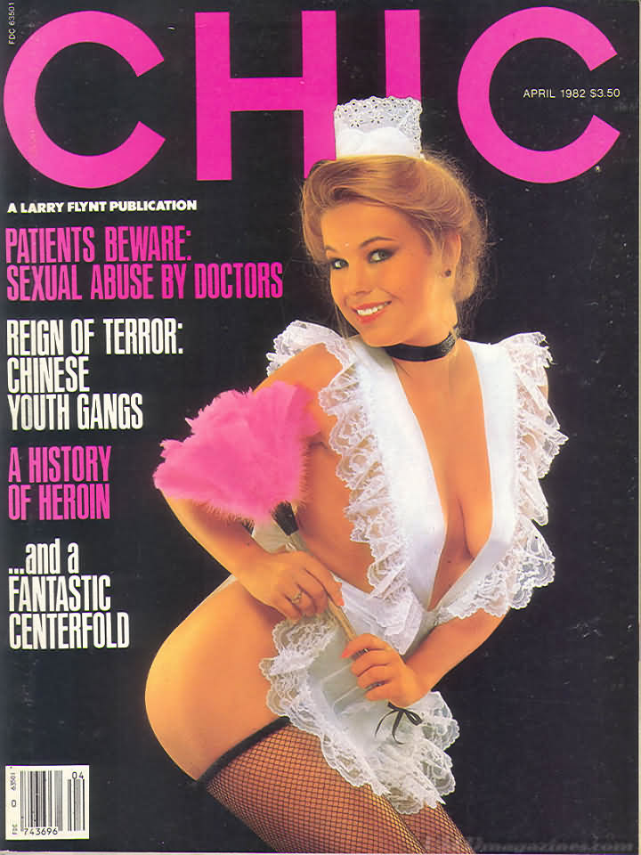 Chic April 1982 magazine back issue Chic magizine back copy Chic April 1982 Adult Pornographic Magazine Back Issue Published by LFP, Larry Flynt Publications. Patients Beware: Sexual Abuse By Doctors.