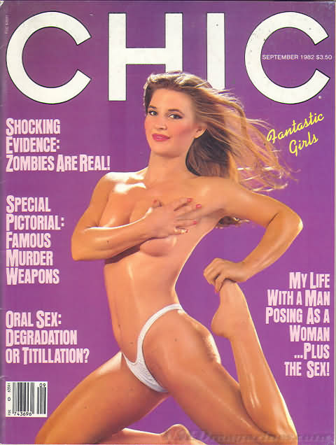Chic September 1982 magazine back issue Chic magizine back copy Chic September 1982 Adult Pornographic Magazine Back Issue Published by LFP, Larry Flynt Publications. Shocking Evidence: Zombies Are Real!.