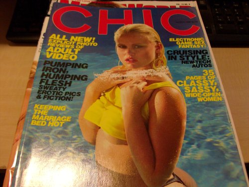 Chic March 1986 magazine back issue Chic magizine back copy Chic March 1986 Adult Pornographic Magazine Back Issue Published by LFP, Larry Flynt Publications. All New! Explicit Photo Reviews of Adult Video.