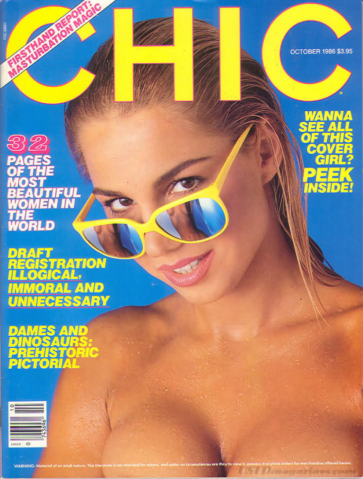 Chic October 1986 magazine back issue Chic magizine back copy Chic October 1986 Adult Pornographic Magazine Back Issue Published by LFP, Larry Flynt Publications. Covergirl Teena (Nude Centerfold) .