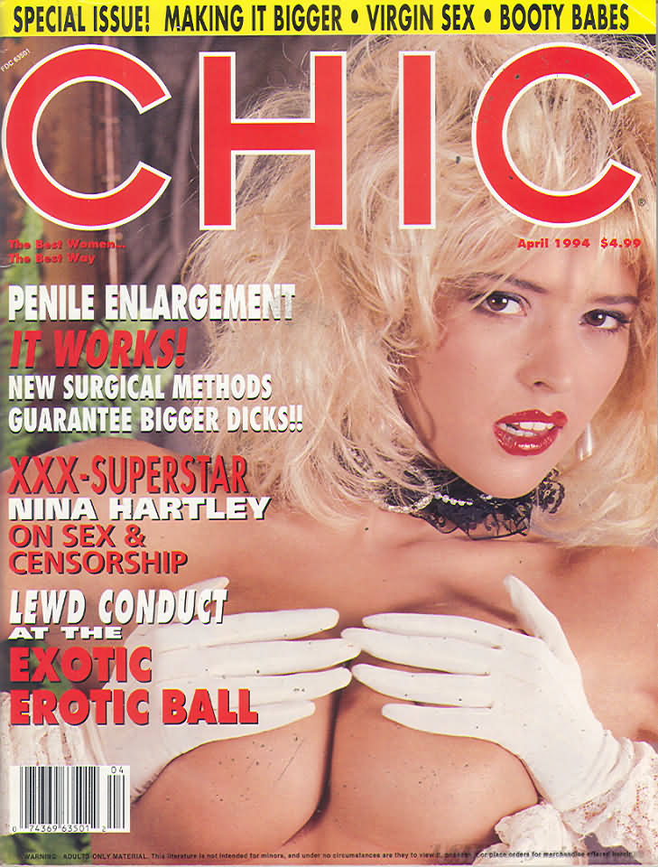 Chic April 1994 magazine back issue Chic magizine back copy Chic April 1994 Adult Pornographic Magazine Back Issue Published by LFP, Larry Flynt Publications. Covergirl Cammy (aka: Jo Guest) (Nude Centerfold) .