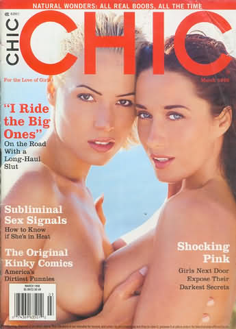 Chic March 1998 magazine back issue Chic magizine back copy Chic March 1998 Adult Pornographic Magazine Back Issue Published by LFP, Larry Flynt Publications. Covergirl Jackie & Jill (Nude) .