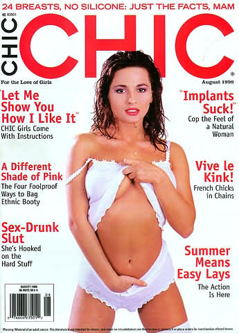 Chic August 1998 magazine back issue Chic magizine back copy Chic August 1998 Adult Pornographic Magazine Back Issue Published by LFP, Larry Flynt Publications. Covergirl Miranda (Nude Centerfold) .