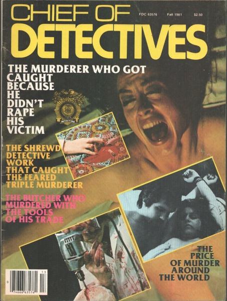 Chief of Detectives Fall 1981 magazine back issue Chief of Detectives magizine back copy 