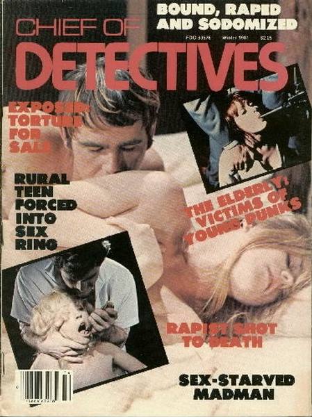 Chief of Detectives Winter 1981 magazine back issue Chief of Detectives magizine back copy 