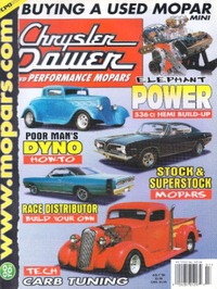 Chrysler Power July 1998 magazine back issue